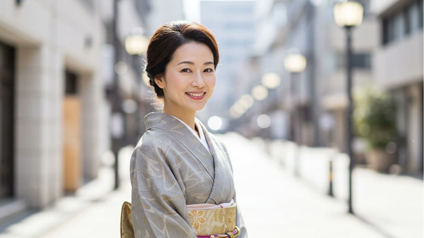TPOマスター着物女性写真